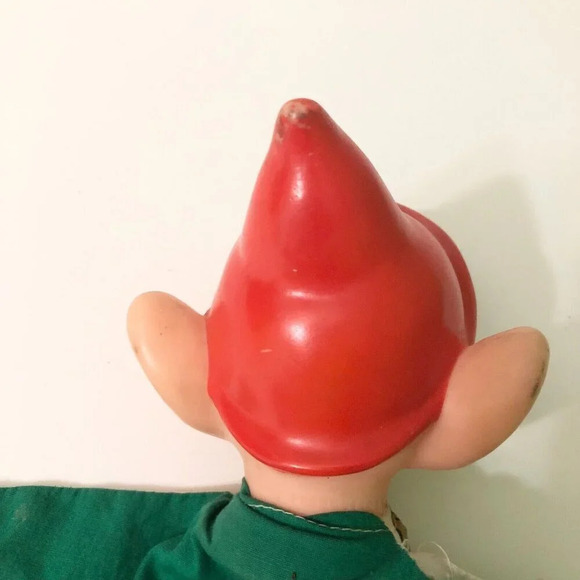 Vintage Walt Disney Productions Dopey Snow White Dwarfs Hand Puppet Japan Flaws - Picture 16 of 16